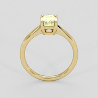 1.73 Ct. Yellowish Green Sapphire Ring, 10K Yellow Gold 3