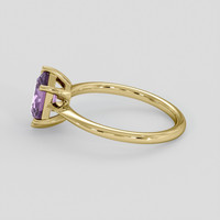 1.48 Ct. Purple Sapphire Ring, 10K Yellow Gold 4