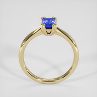 0.73 Ct. Blue Sapphire Ring, 10K Yellow Gold 3