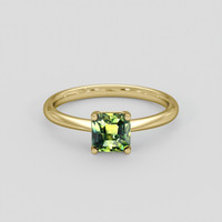 1.28 Ct. Bi Color Sapphire Ring, 10K Yellow Gold 1