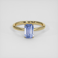 2.29 Ct. Blue Sapphire Ring, 10K Yellow Gold 1