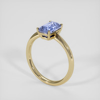 2.29 Ct. Blue Sapphire Ring, 10K Yellow Gold 2
