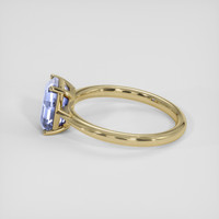 2.29 Ct. Blue Sapphire Ring, 10K Yellow Gold 4