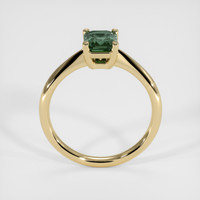 0.83 Ct. Green Sapphire Ring, 10K Yellow Gold 3