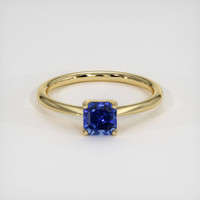 1.21 Ct. Blue Sapphire Ring, 10K Yellow Gold 1
