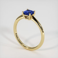 1.21 Ct. Blue Sapphire Ring, 10K Yellow Gold 2