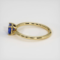 1.21 Ct. Blue Sapphire Ring, 10K Yellow Gold 4