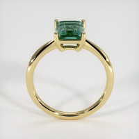 2.12 Ct. Green Sapphire Ring, 10K Yellow Gold 3