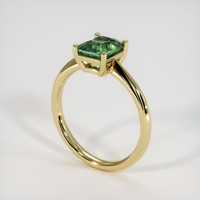 1.55 Ct. Bluish Green Sapphire Ring, 10K Yellow Gold 2