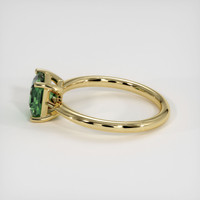 1.55 Ct. Bluish Green Sapphire Ring, 10K Yellow Gold 4