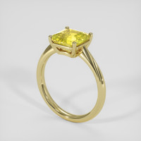 3.04 Ct. Yellow Sapphire Ring, 10K Yellow Gold 2