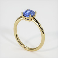 2.01 Ct. Blue Sapphire Ring, 14K Yellow Gold 2