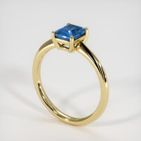 1.24 Ct. Sapphire Ring, 14K Yellow Gold 2