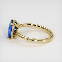 1.08 Ct. Blue Sapphire Ring, 14K Yellow Gold 4