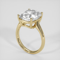 6.04 Ct. White Goshenite Ring, 14K Yellow Gold 2