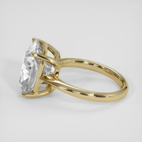 6.04 Ct. White Goshenite Ring, 14K Yellow Gold 4