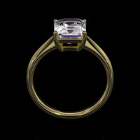 2.00 Ct. Gemstone Ring, 14K Yellow Gold 3