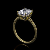 3.18 Ct. Gemstone Ring, 14K Yellow Gold 2