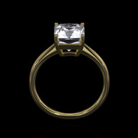 3.18 Ct. Gemstone Ring, 14K Yellow Gold 3