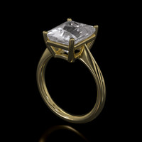 4.74 Ct. Gemstone Ring, 14K Yellow Gold 2