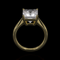 4.74 Ct. Gemstone Ring, 14K Yellow Gold 3