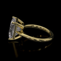 4.74 Ct. Gemstone Ring, 14K Yellow Gold 4