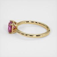 1.51 Ct. Pink Sapphire Ring, 14K Yellow Gold 4