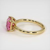 1.52 Ct. Pink Sapphire Ring, 14K Yellow Gold 4