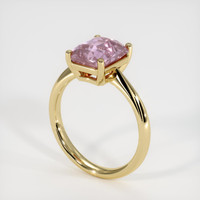 3.06 Ct. Purplish Pink Sapphire Ring, 14K Yellow Gold 2