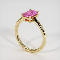 2.03 Ct. Sapphire Ring, 14K Yellow Gold 2