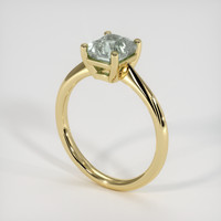 1.75 Ct. Sapphire Ring, 14K Yellow Gold 2