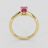 1.08 Ct. Pink Sapphire Ring, 14K Yellow Gold 3
