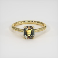 1.79 Ct. Bi Color Sapphire Ring, 14K Yellow Gold 1