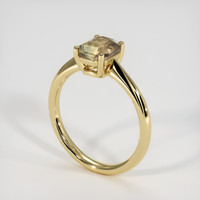 1.79 Ct. Bi Color Sapphire Ring, 14K Yellow Gold 2