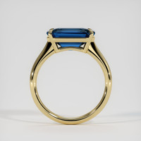 4.27 Ct. Blue Sapphire Ring, 14K Yellow Gold 3