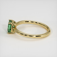 0.98 Ct. Green Sapphire Ring, 14K Yellow Gold 4