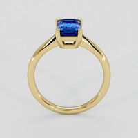 1.57 Ct. Blue Sapphire Ring, 14K Yellow Gold 3