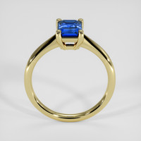 1.10 Ct. Blue Sapphire Ring, 14K Yellow Gold 3