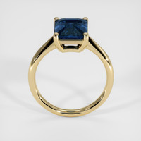 2.78 Ct. Blue Sapphire Ring, 14K Yellow Gold 3