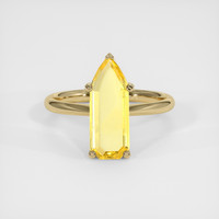 1.88 Ct. Yellow Sapphire Ring, 14K Yellow Gold 1