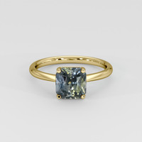 2.08 Ct. Bi Color Sapphire Ring, 14K Yellow Gold 1