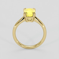 2.10 Ct. Yellow Sapphire Ring, 14K Yellow Gold 3