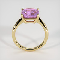 3.89 Ct. Pink Sapphire Ring, 14K Yellow Gold 3