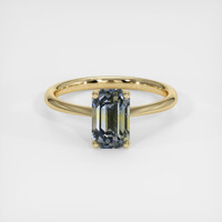 1.71 Ct. Bi Color Sapphire Ring, 14K Yellow Gold 1