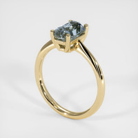 1.71 Ct. Bi Color Sapphire Ring, 14K Yellow Gold 2