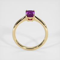 0.91 Ct. Pinkish Purple Sapphire Ring, 14K Yellow Gold 3