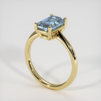 2.32 Ct. Sapphire Ring, 14K Yellow Gold 2