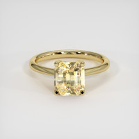 2.14 Ct. Sapphire Ring, 14K Yellow Gold 1