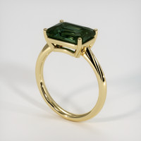4.07 Ct. Sapphire Ring, 14K Yellow Gold 2