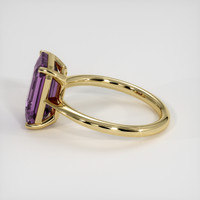 4.43 Ct. Purple Sapphire Ring, 14K Yellow Gold 4